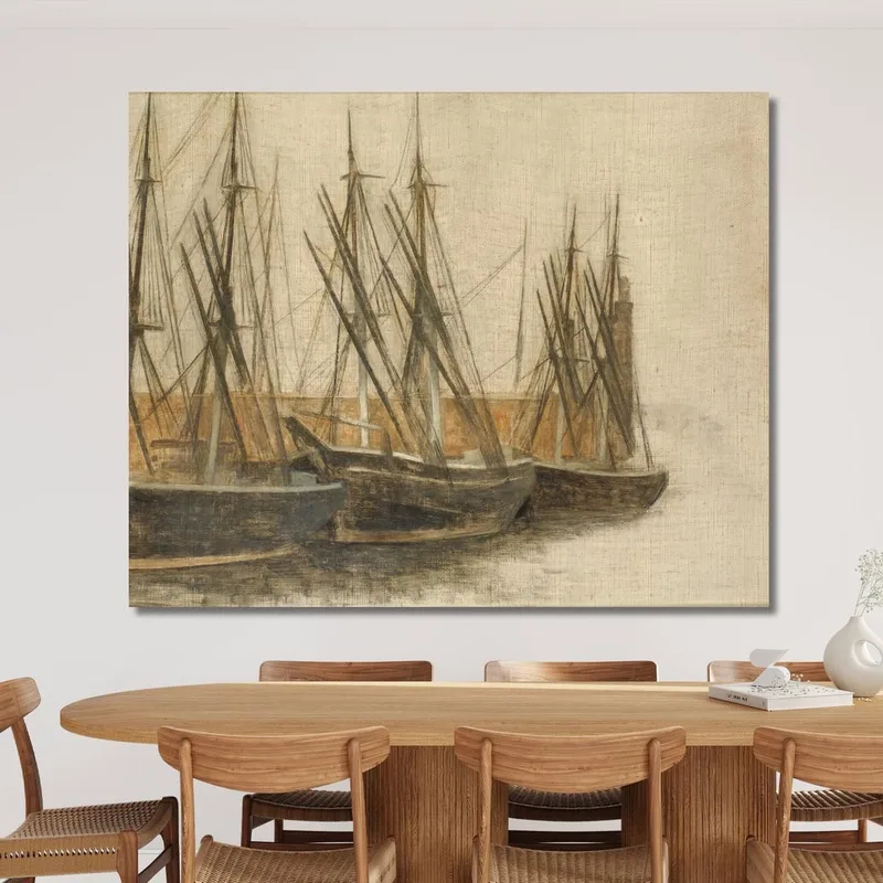 From Christianshavn'S Canal Copenhagen Vilhelm Hammershøi