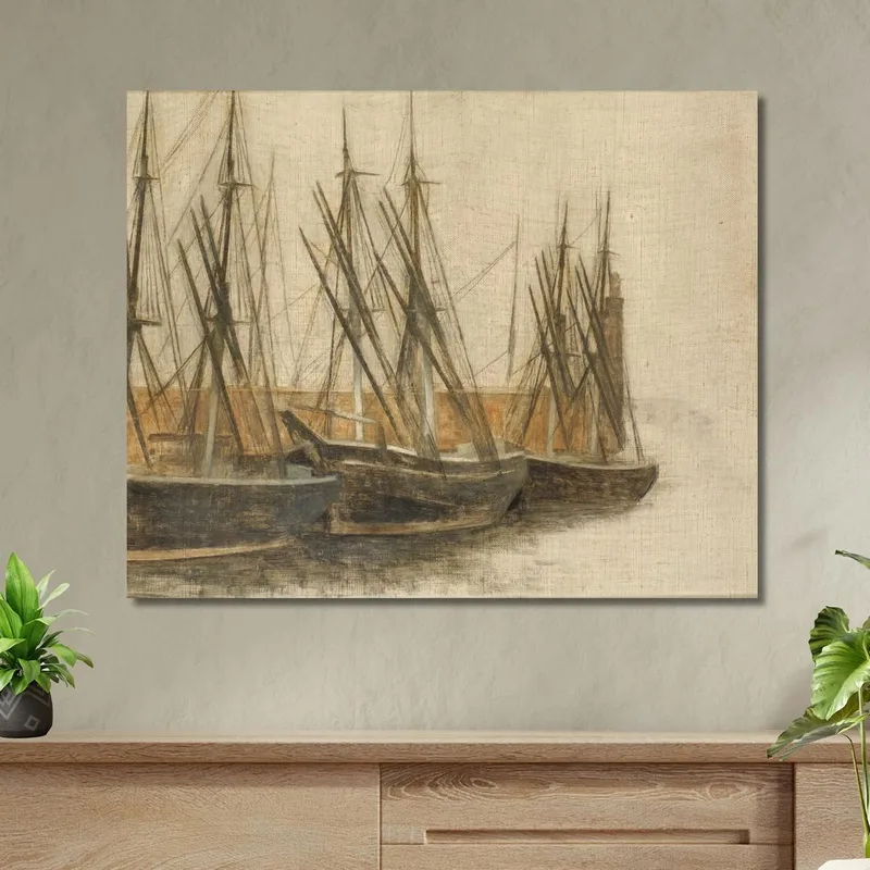 From Christianshavn'S Canal Copenhagen Vilhelm Hammershøi