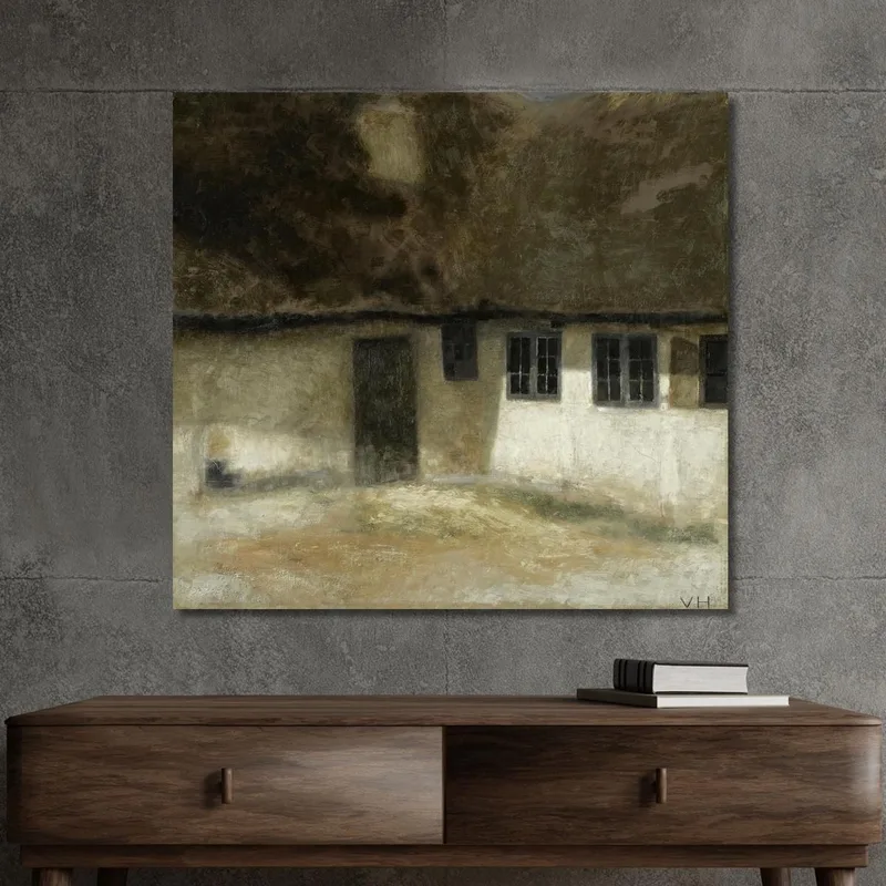 Ecke Eines Bauernhofs Vilhelm Hammershøi