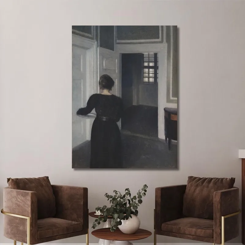 Ida In Un Interno Vilhelm Hammershøi