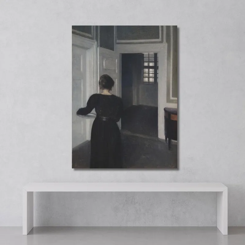 Ida In Un Interno Vilhelm Hammershøi