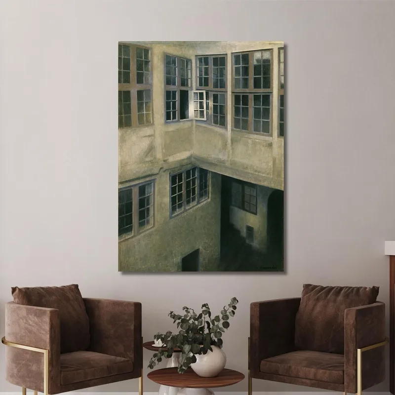 Interno Del Cortile, Strandgade 30 Vilhelm Hammershøi