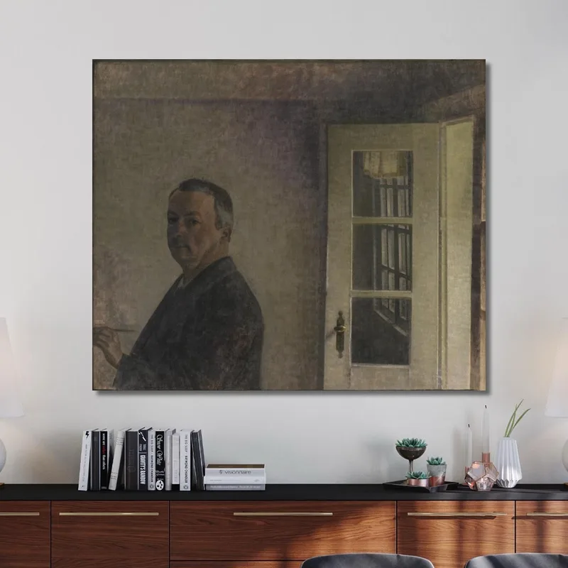 Autoritratto. Il Cottage Spurveskjul A Sorgenfri, A Nord Di Copenaghen Vilhelm Hammershøi
