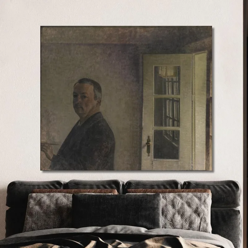 Autoritratto. Il Cottage Spurveskjul A Sorgenfri, A Nord Di Copenaghen Vilhelm Hammershøi
