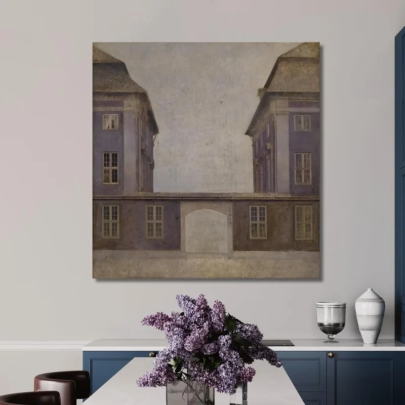 Gli Edifici Della Compagnia Asiatica Visti Da St. Annæ Street Vilhelm Hammershøi