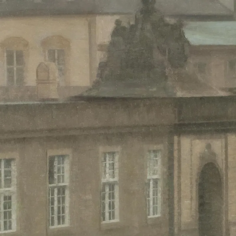 Veduta Del Palazzo Di Christiansborg. Tardo Autunno Vilhelm Hammershøi