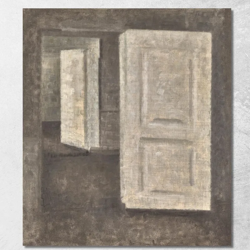Portes Blanches, Strandgade 25 Vilhelm Hammershøi tableau impression sur toile