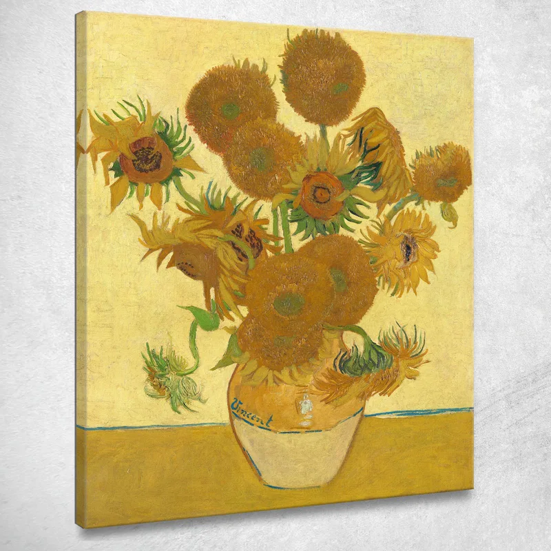 Girasoles Vincent van Gogh cuadro en lienzo