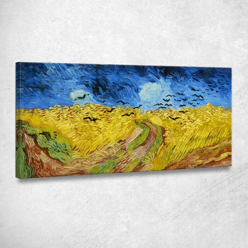 Campo Di Grano Con Corvi Vincent van Gogh quadro stampa su tela