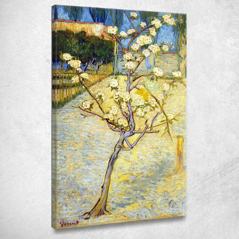 Piccolo Pero In Fiore Vincent van Gogh quadro stampa su tela