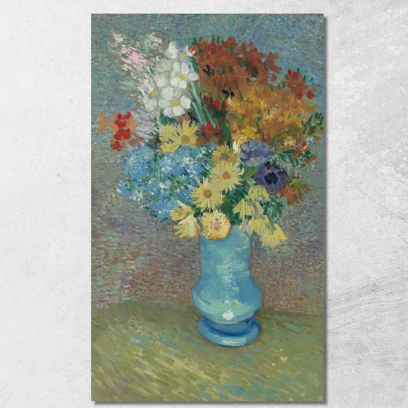 Fiori In Un Vaso Blu Vincent van Gogh