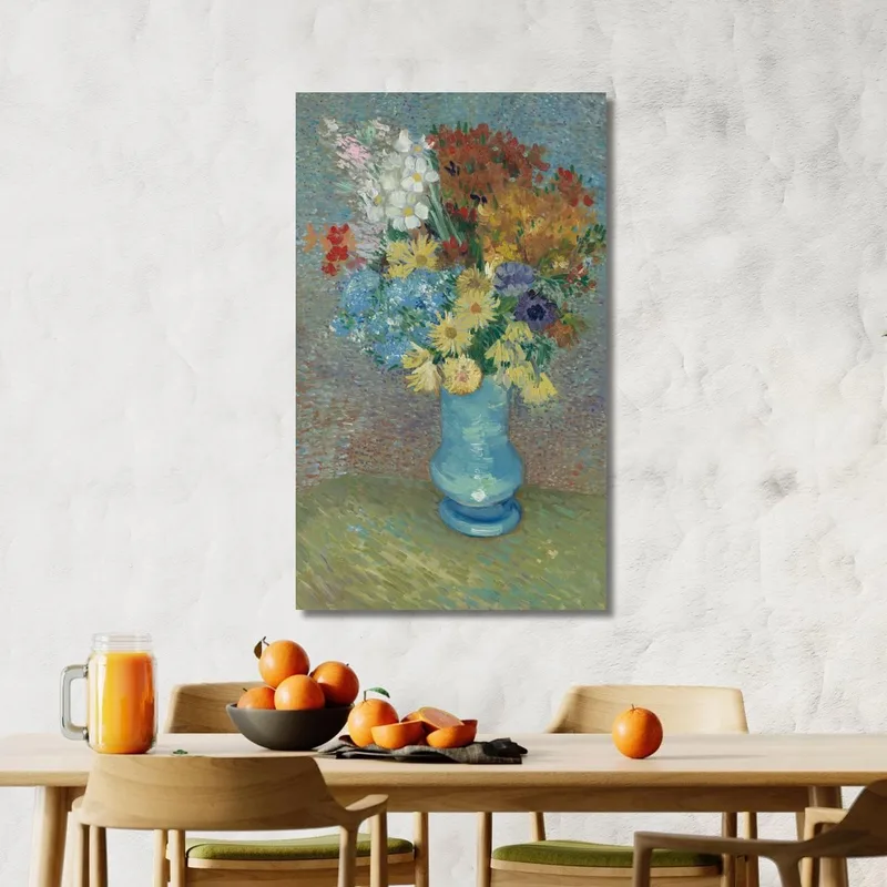 Fiori In Un Vaso Blu Vincent van Gogh