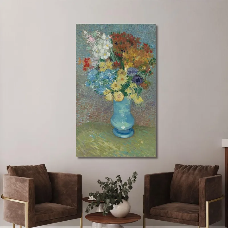 Fiori In Un Vaso Blu Vincent van Gogh