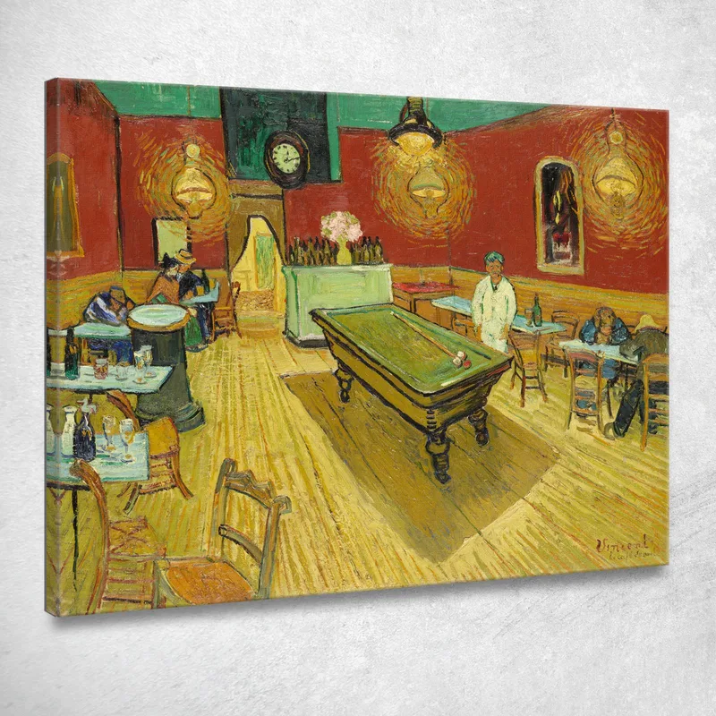 Caffè Notturno Vincent van Gogh quadro stampa su tela