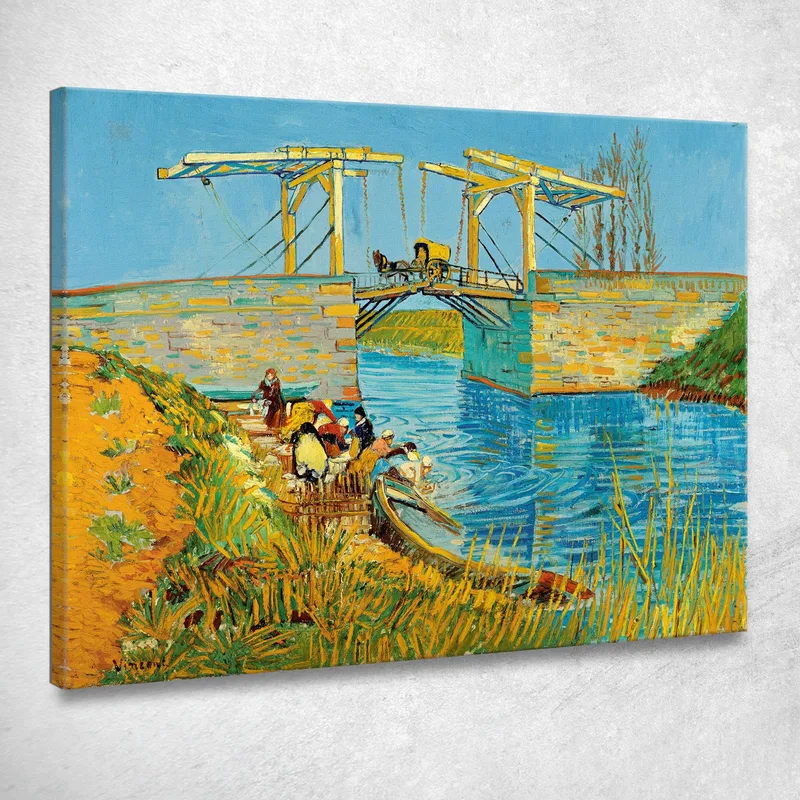 Il Ponte Di Langlois Ad Arles Vincent van Gogh quadro stampa su tela