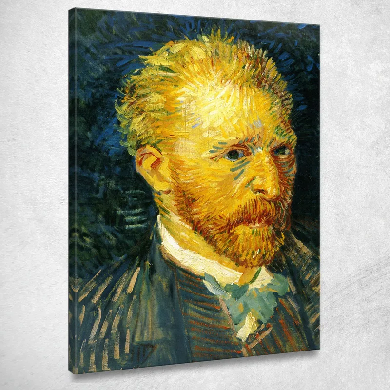 Autoritratto Autunno 1887 Vincent van Gogh quadro stampa su tela