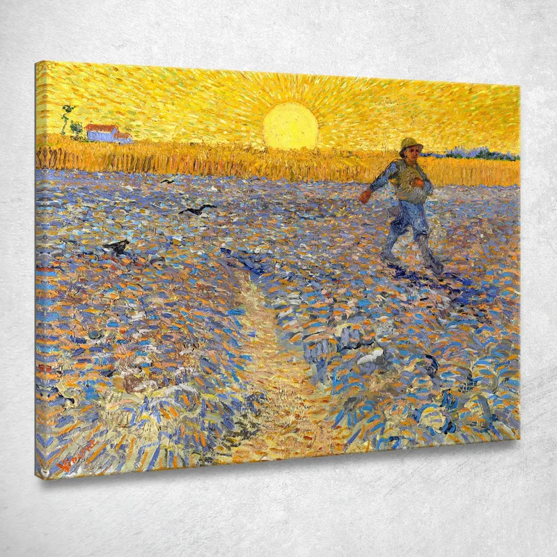 Il Seminatore Vincent van Gogh quadro stampa su tela
