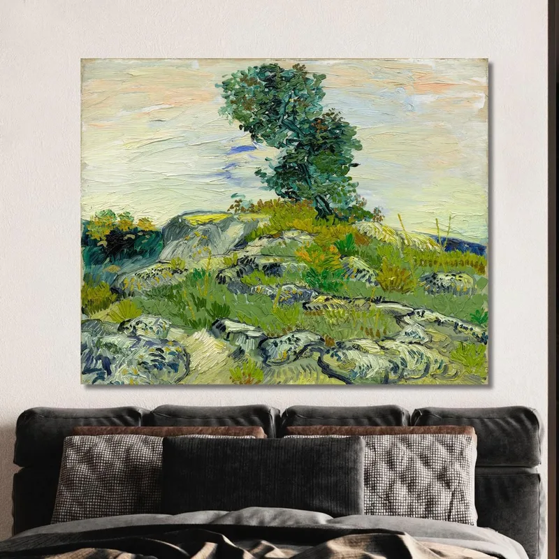 Les Rochers Vincent van Gogh