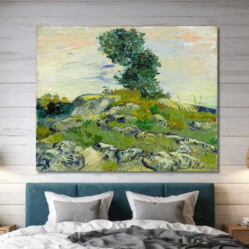 Les Rochers Vincent van Gogh