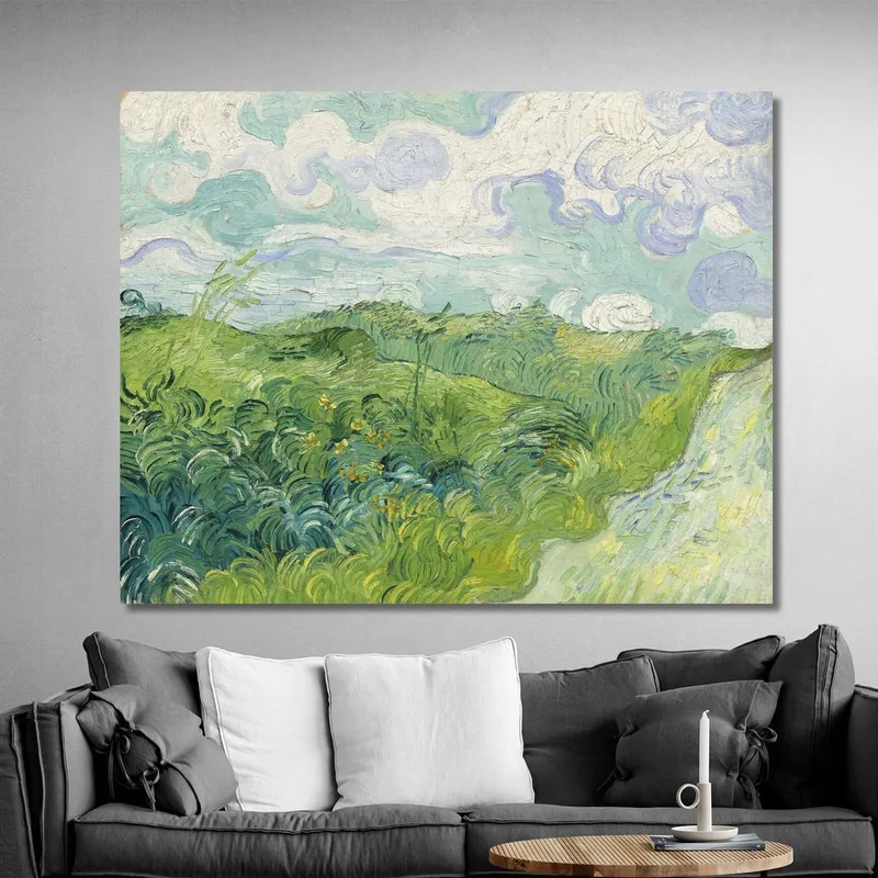 Champs De Blé Vert Auvers Vincent van Gogh