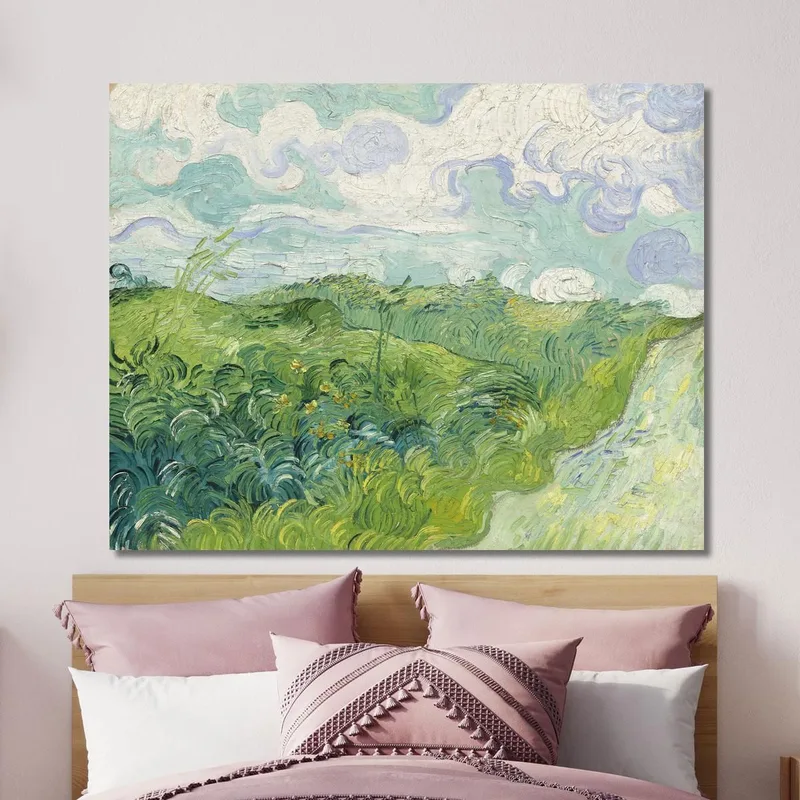Champs De Blé Vert Auvers Vincent van Gogh