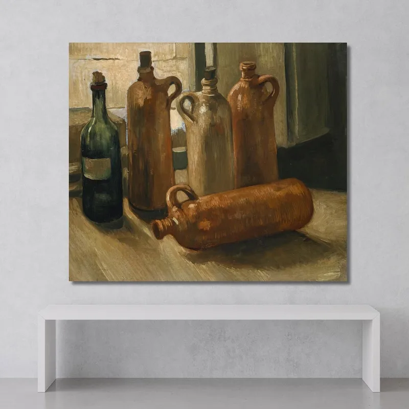 Naturaleza Muerta Con Cinco Botellas. Vincent van Gogh