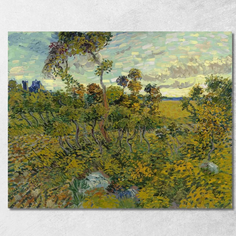 Coucher De Soleil À Montmajour Vincent van Gogh