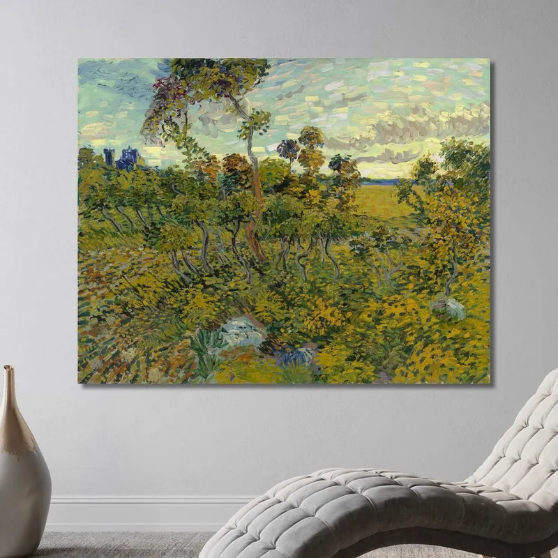 Coucher De Soleil À Montmajour Vincent van Gogh