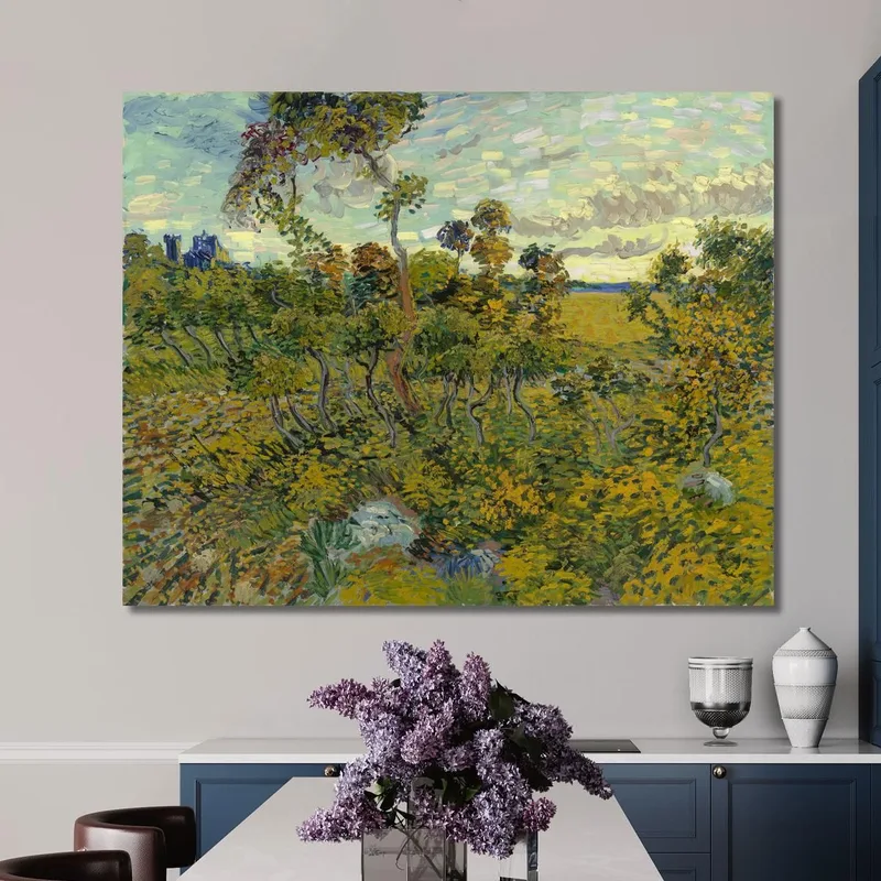 Coucher De Soleil À Montmajour Vincent van Gogh