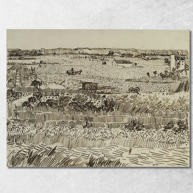 The Harvest For Émile Bernard Vincent van Gogh
