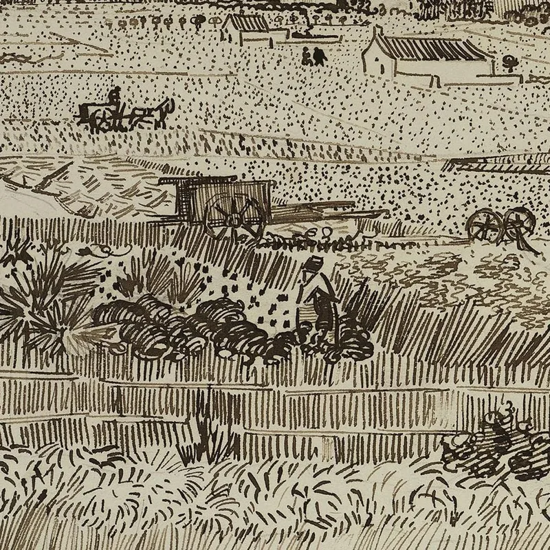 The Harvest For Émile Bernard Vincent van Gogh