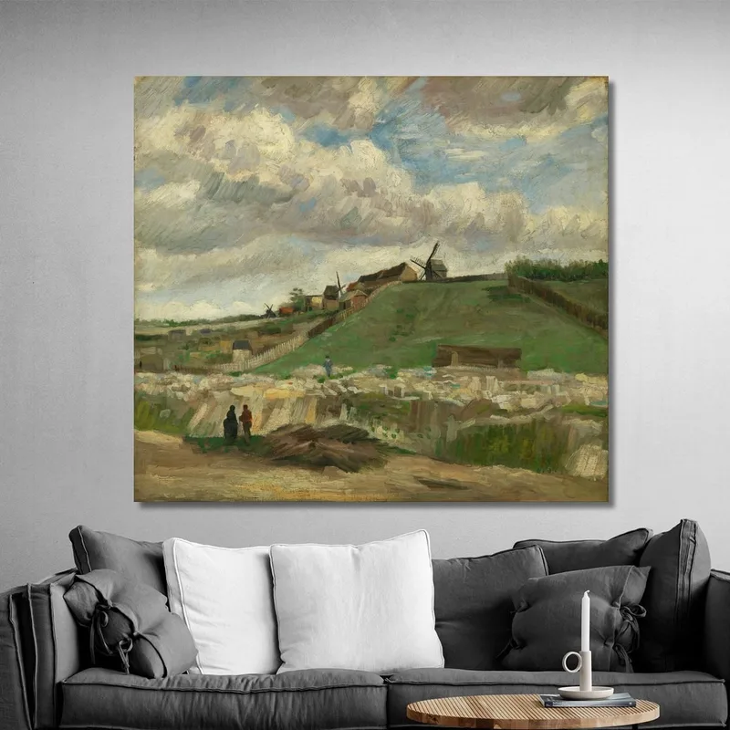 La Collina Di Montmartre Con La Cava Di Pietra 2 Vincent van Gogh