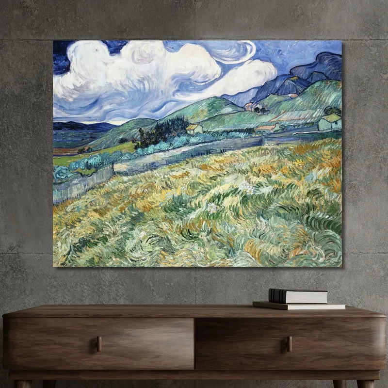 Paesaggio Di Saint-Rémy 1889 Vincent van Gogh