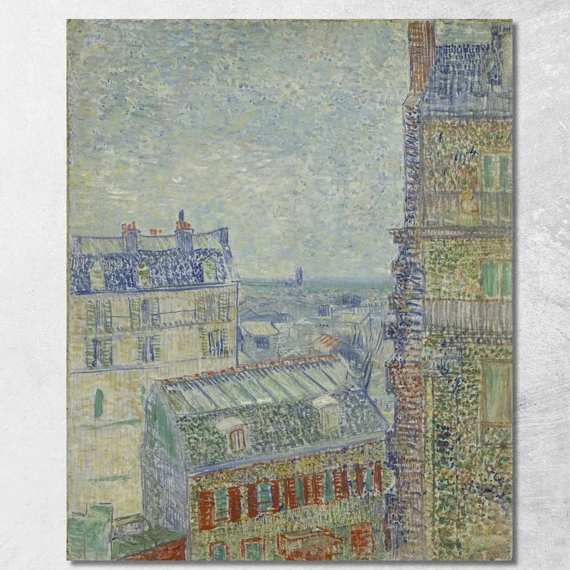 View From Theo'S Apartment Vincent van Gogh