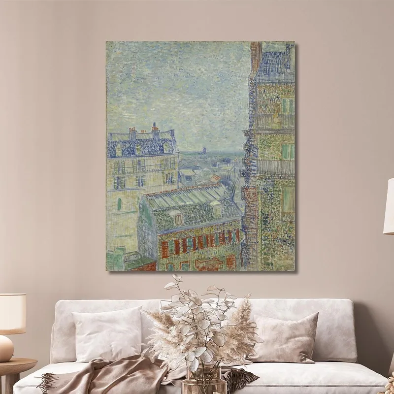 View From Theo'S Apartment Vincent van Gogh