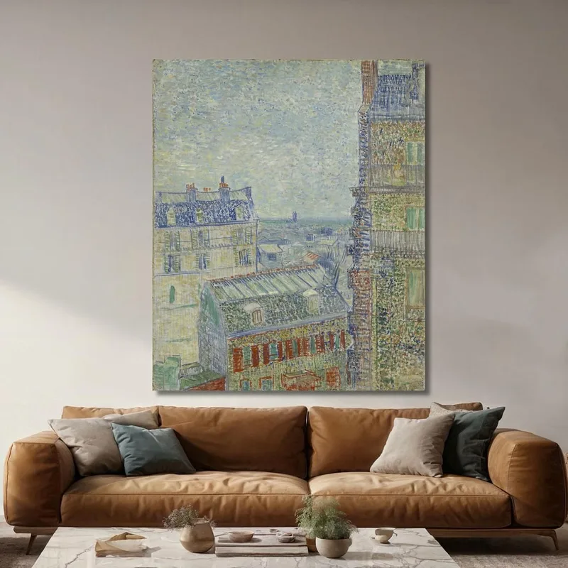 View From Theo'S Apartment Vincent van Gogh