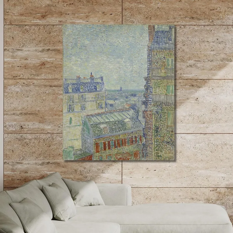 View From Theo'S Apartment Vincent van Gogh