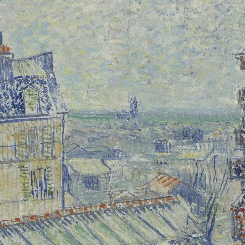 View From Theo'S Apartment Vincent van Gogh