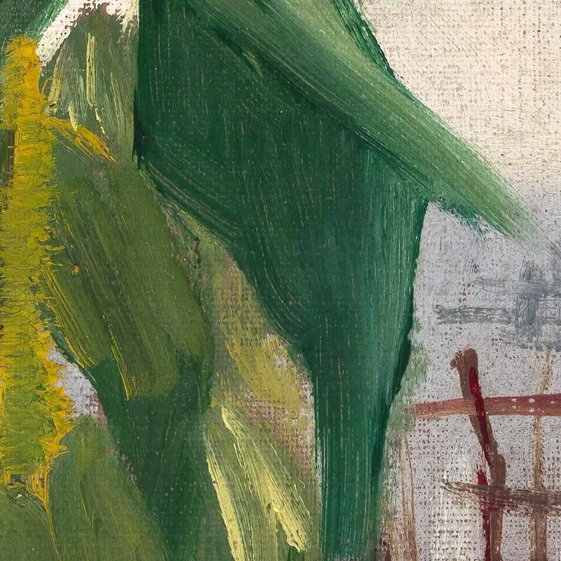 Kleingarten Mit Sonnenblume Vincent van Gogh