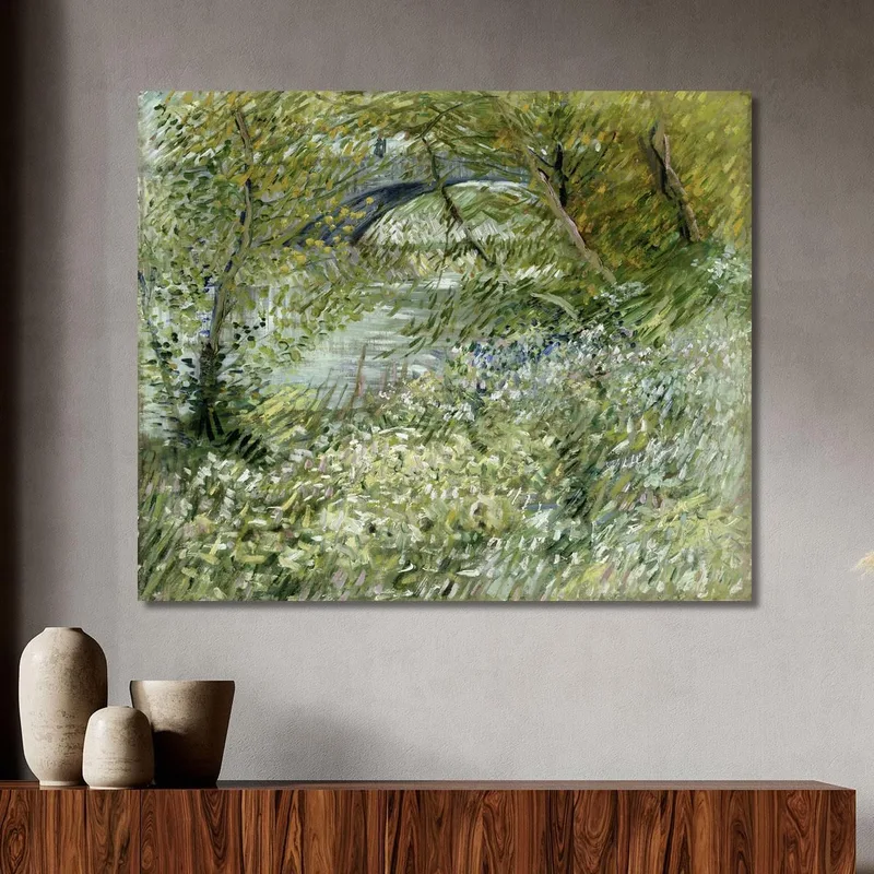 Flussufer Im Frühling Vincent van Gogh