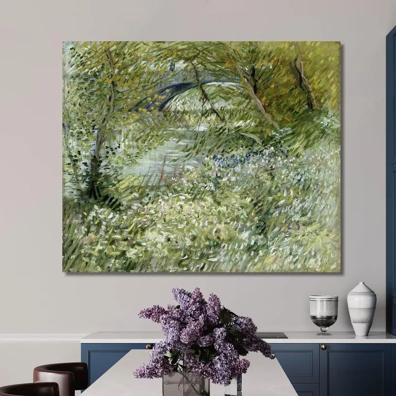 Flussufer Im Frühling Vincent van Gogh