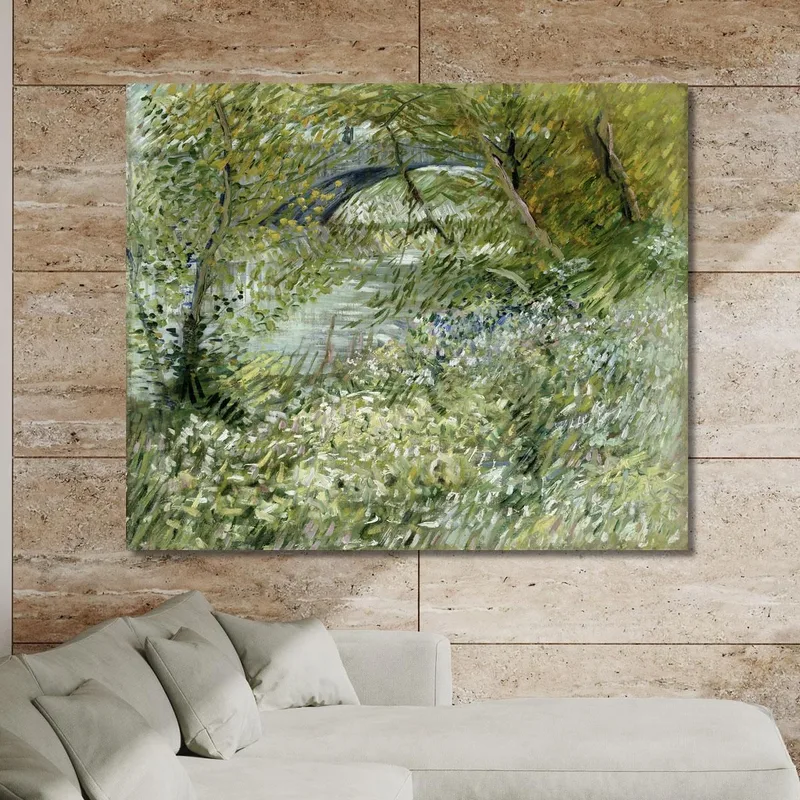 Flussufer Im Frühling Vincent van Gogh