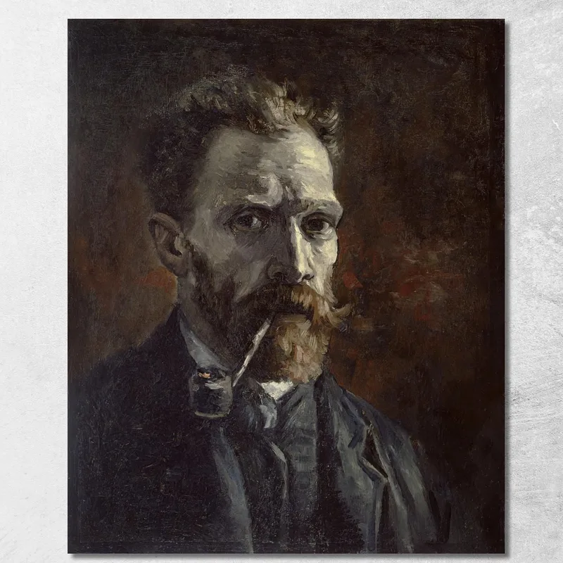 Autorretrato Con Pipa Vincent van Gogh
