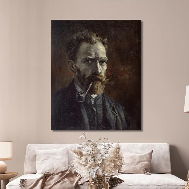 Autorretrato Con Pipa Vincent van Gogh