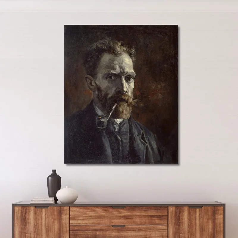 Autorretrato Con Pipa Vincent van Gogh