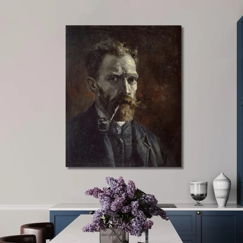 Autorretrato Con Pipa Vincent van Gogh
