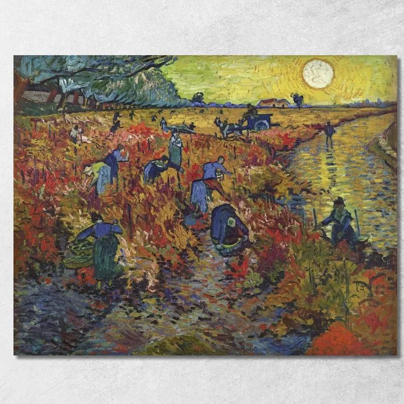 Le Vignoble Rouge Vincent van Gogh