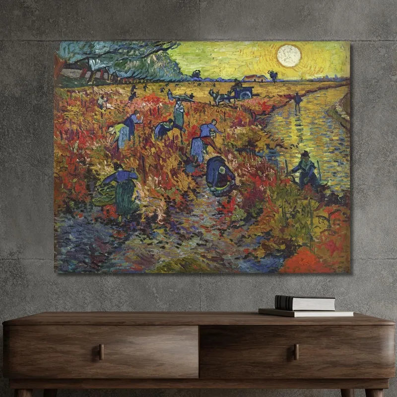 Le Vignoble Rouge Vincent van Gogh