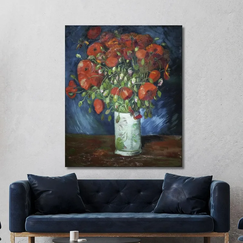Jarrón Con Amapolas 1886 Vincent van Gogh