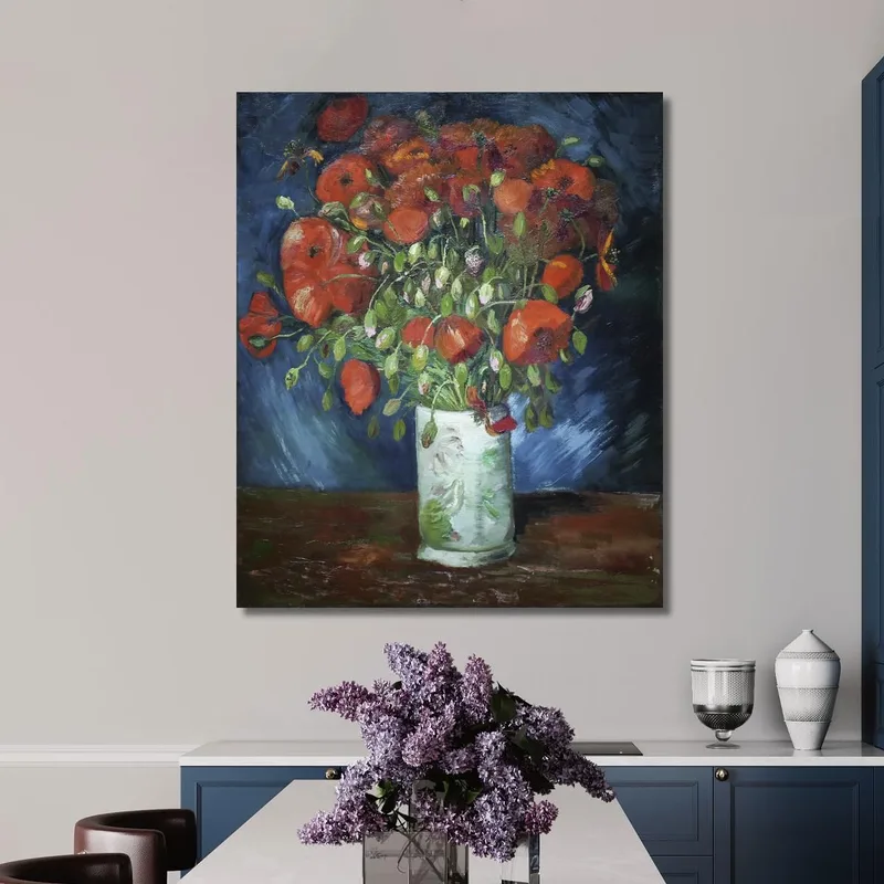 Jarrón Con Amapolas 1886 Vincent van Gogh
